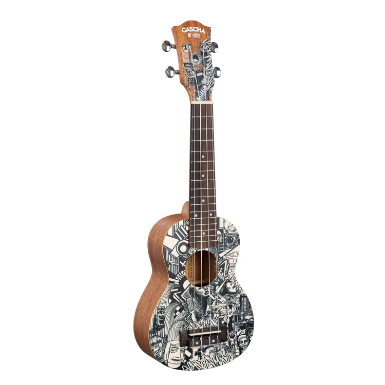 Cascha HH 2600 Art Series Sketch Ukulele Sopranowe 3.jpg